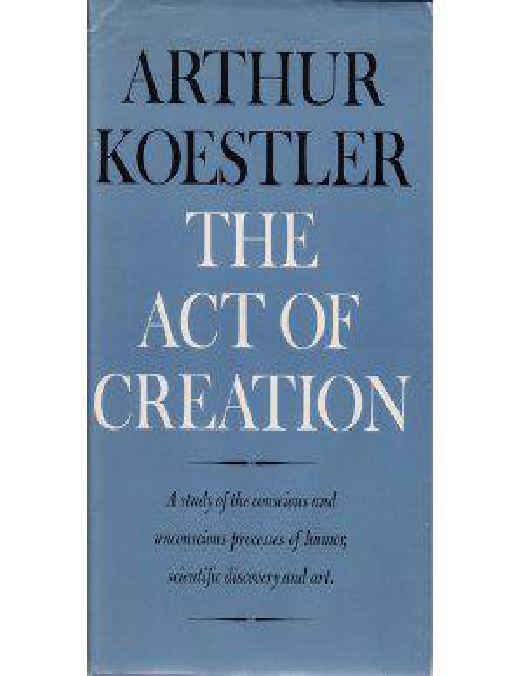 Cover of The Act of Creation