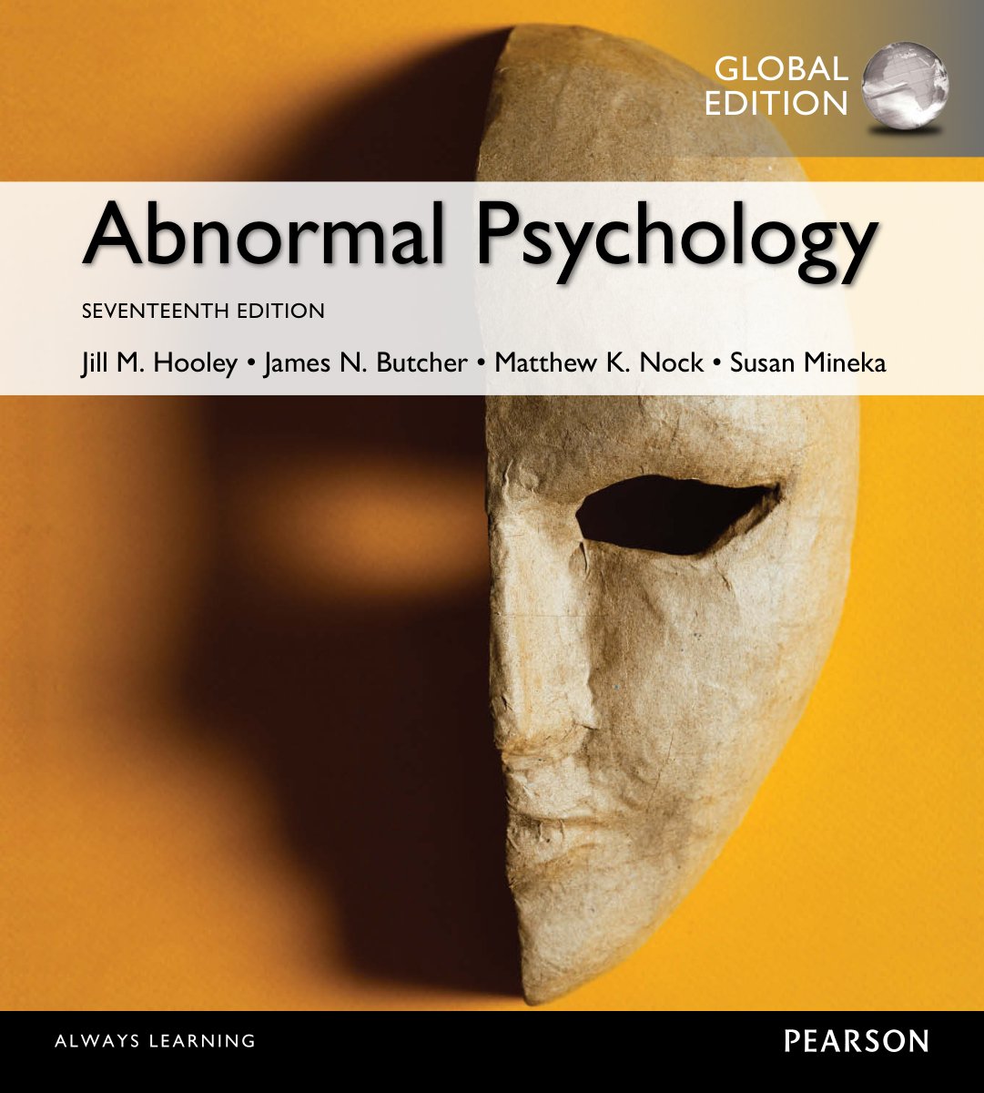 Cover of Abnormal Psychology, Global Edition