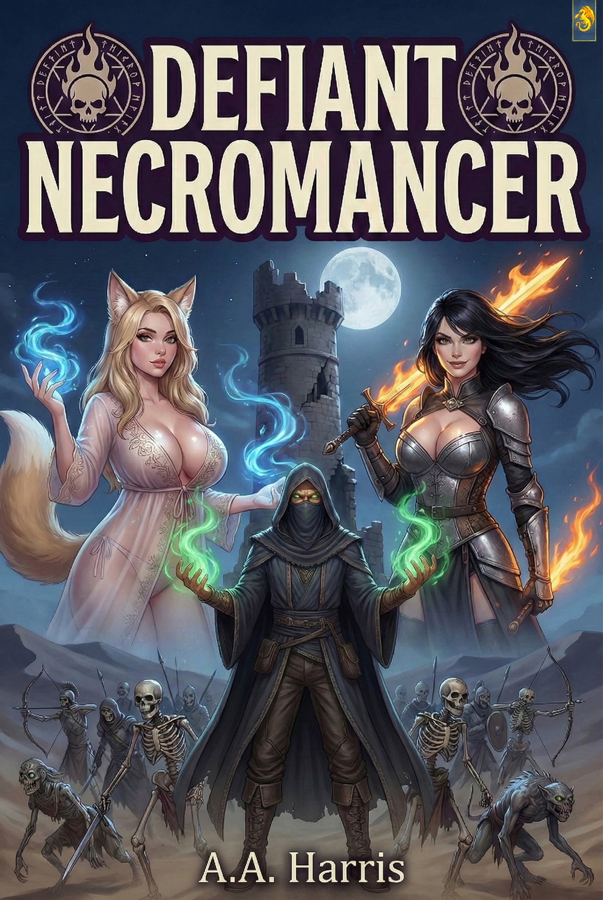 Cover of Defiant Necromancer: The Baron's Bastard