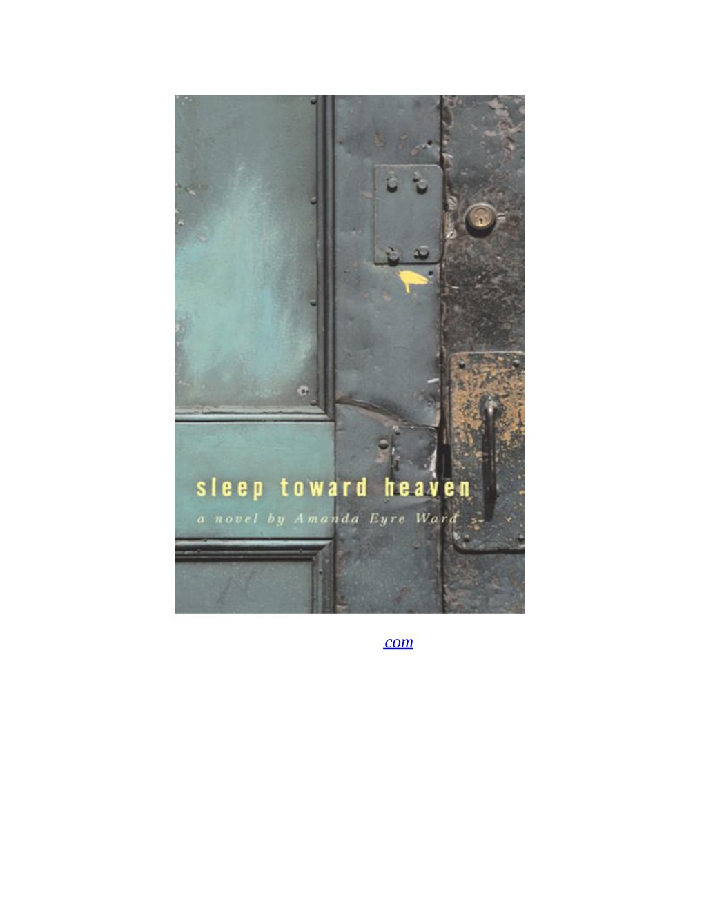 Cover of Sleep Toward Heaven