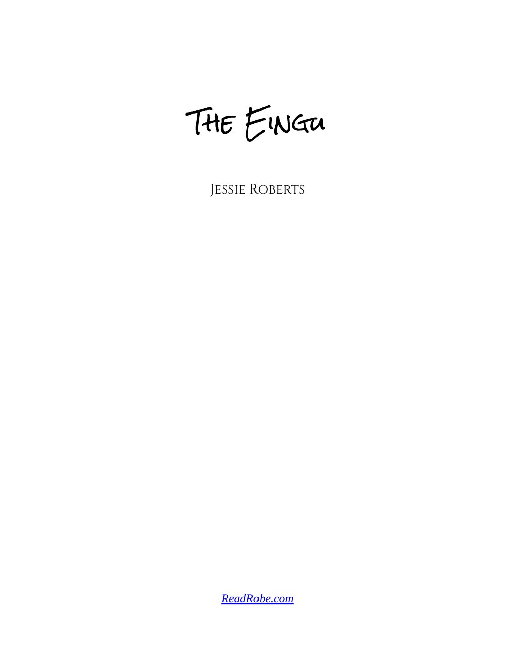 Cover of The Eingu
