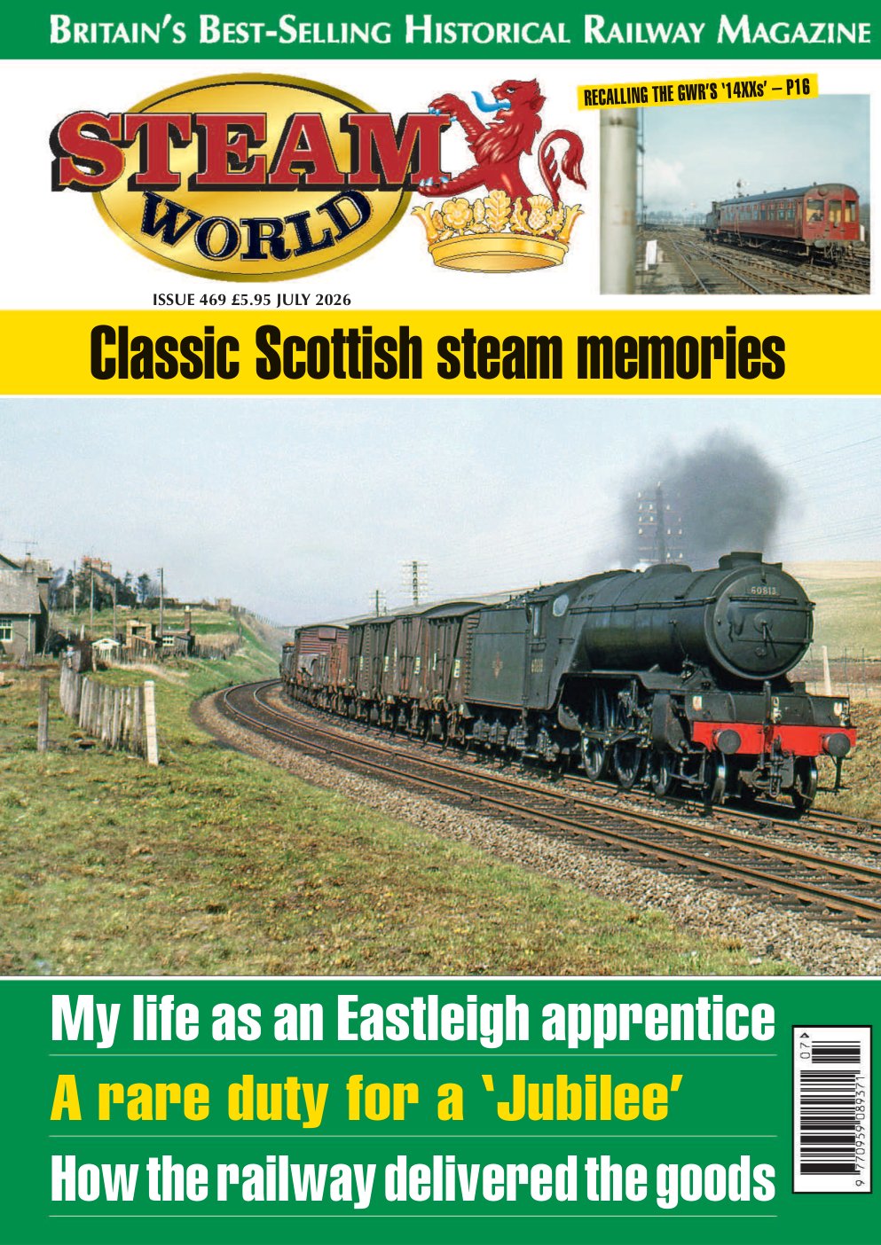 Cover of Classic Scottish steam memories