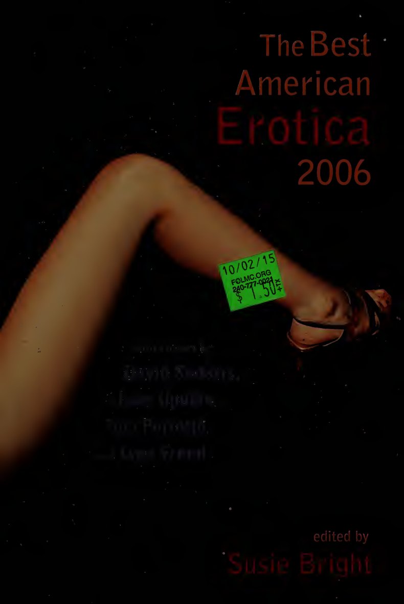 Cover of The best American erotica 2006