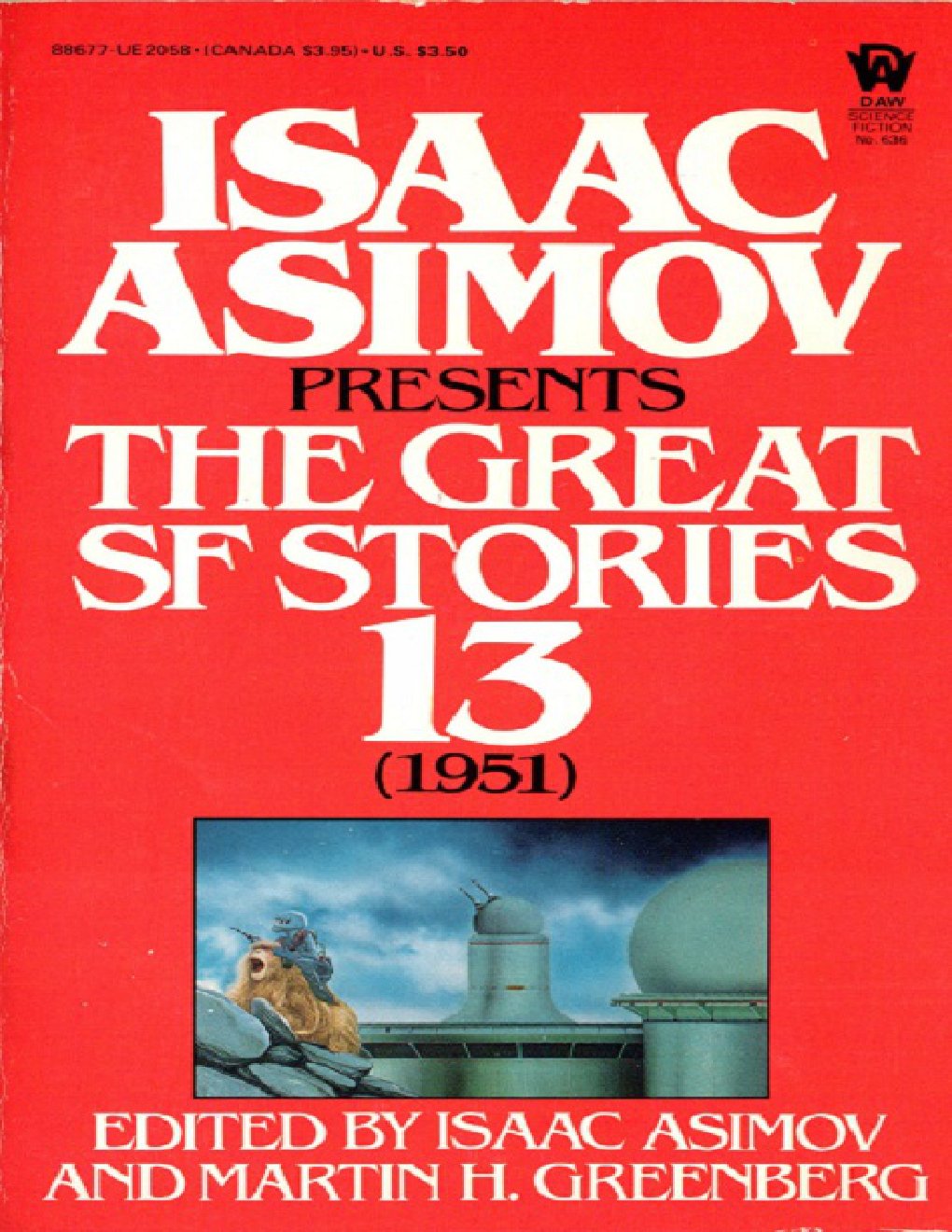 Cover of Asimov - The Great SF Stories 13 - 1951