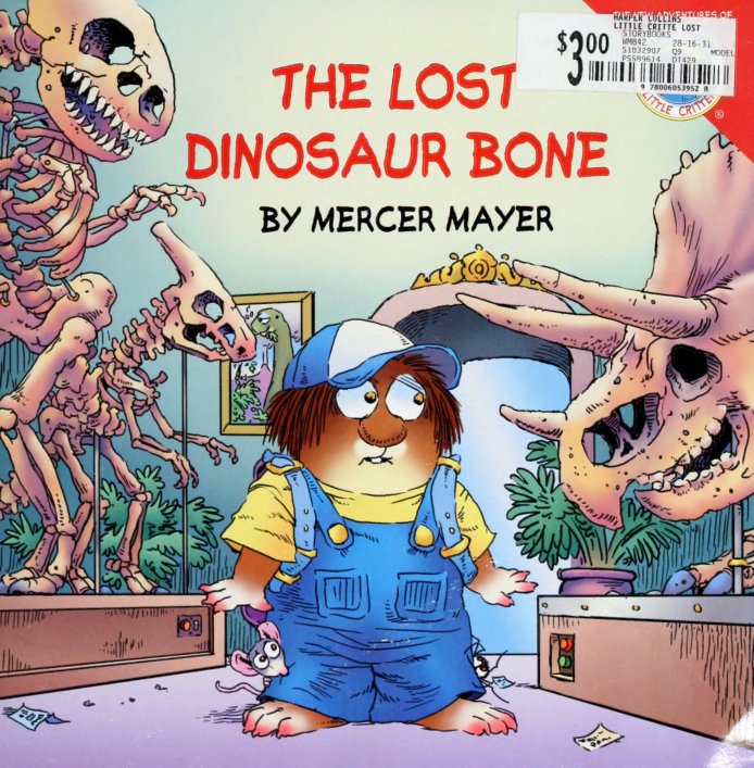 Cover of The lost dinosaur bone