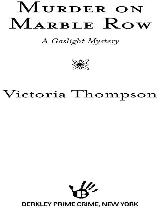Cover of Murder on Marble Row
