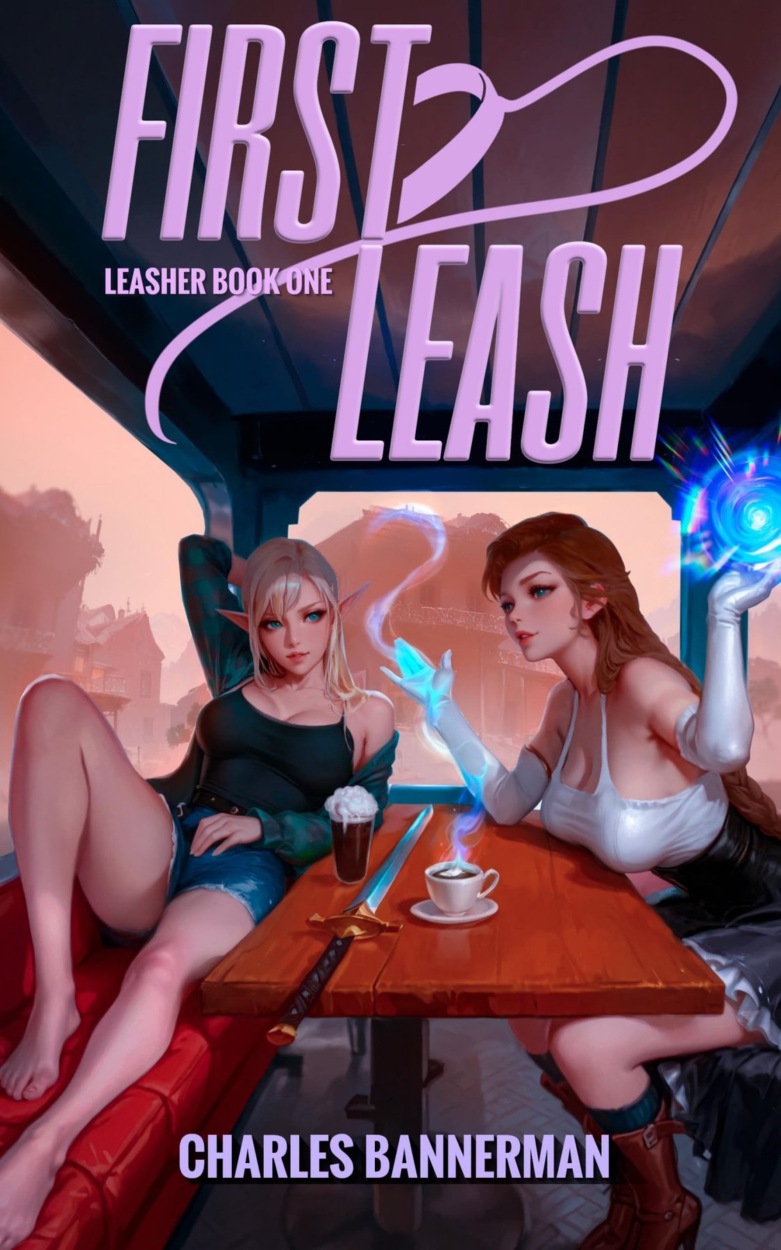 Cover of First Leash: An Urban Fantasy Harem Adventure