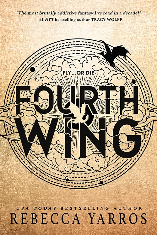 Cover of Fourth Wing (2022)