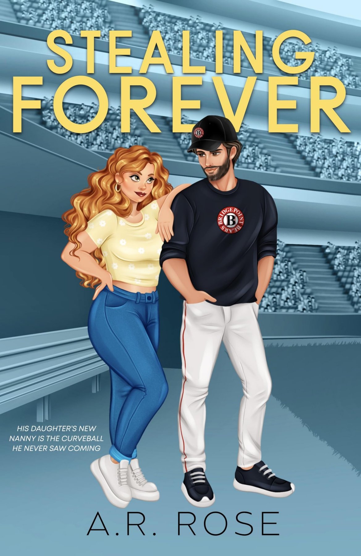 Cover of Stealing Forever: A Single Dad Baseball Romance (Bridge Point Bears Baseball Book 1)