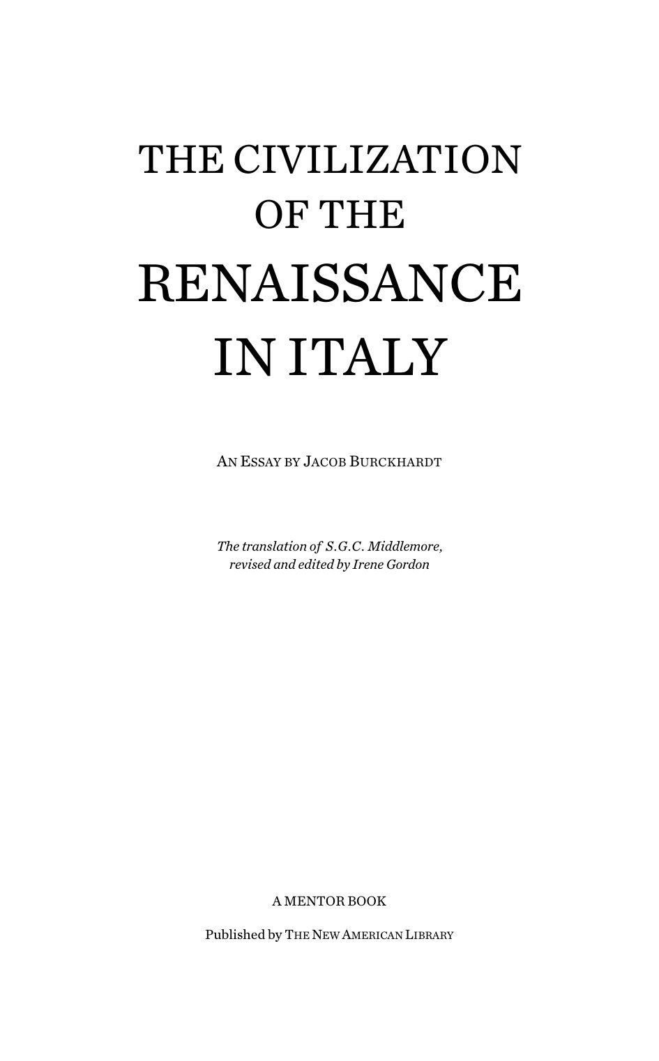 Cover of RENAISSANCE