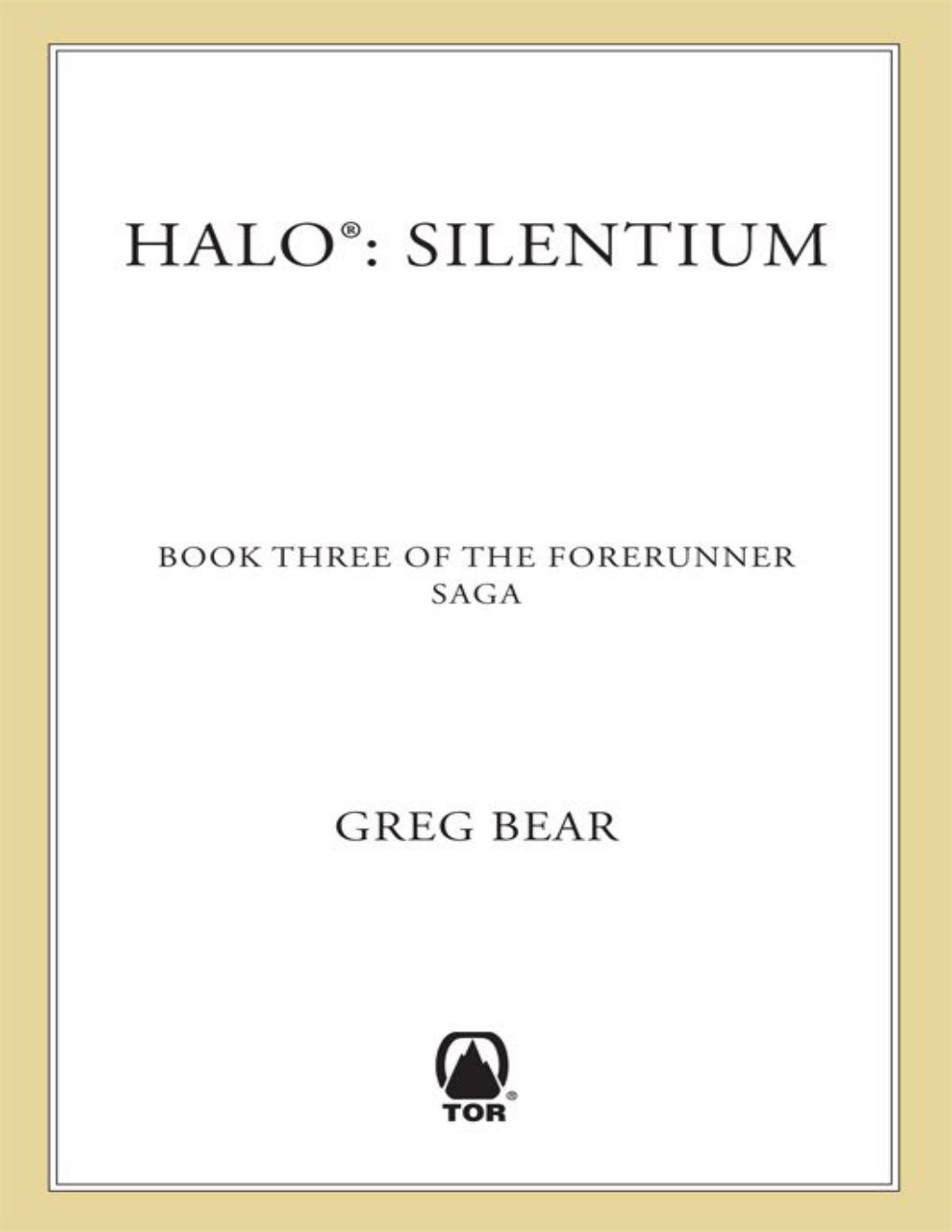Cover of Halo: Silentium