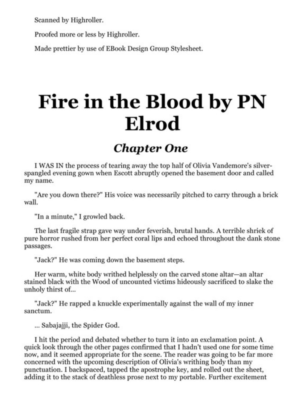 Cover of P N Elrod-The Vampire Files 05