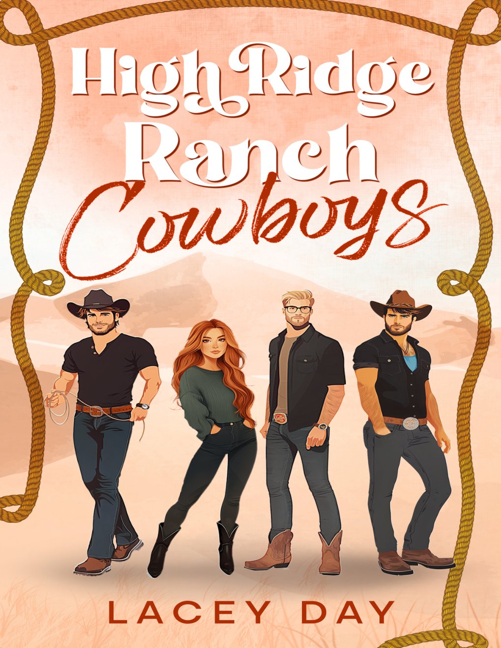 Cover of High Ridge Ranch Cowboys: A Spicy Small Town Reverse Harem Romance (Colter Creek)