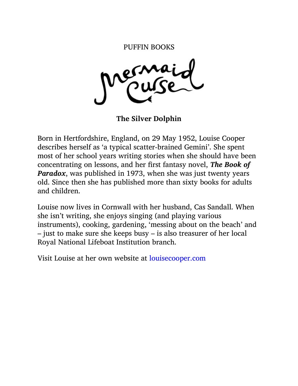 Cover of Mermaid Curse