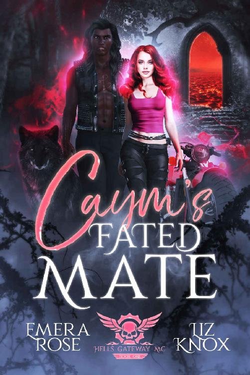 Cover of Caym's Fated Mate (Hells Gateway MC Book 1)