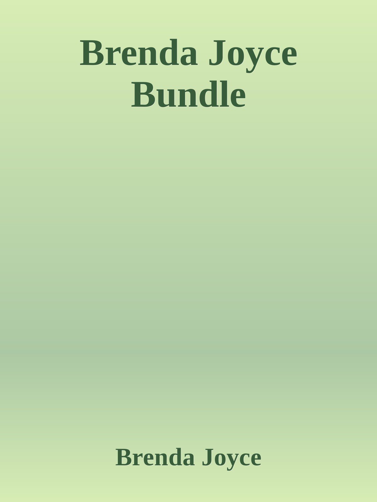 Cover of Brenda Joyce Bundle