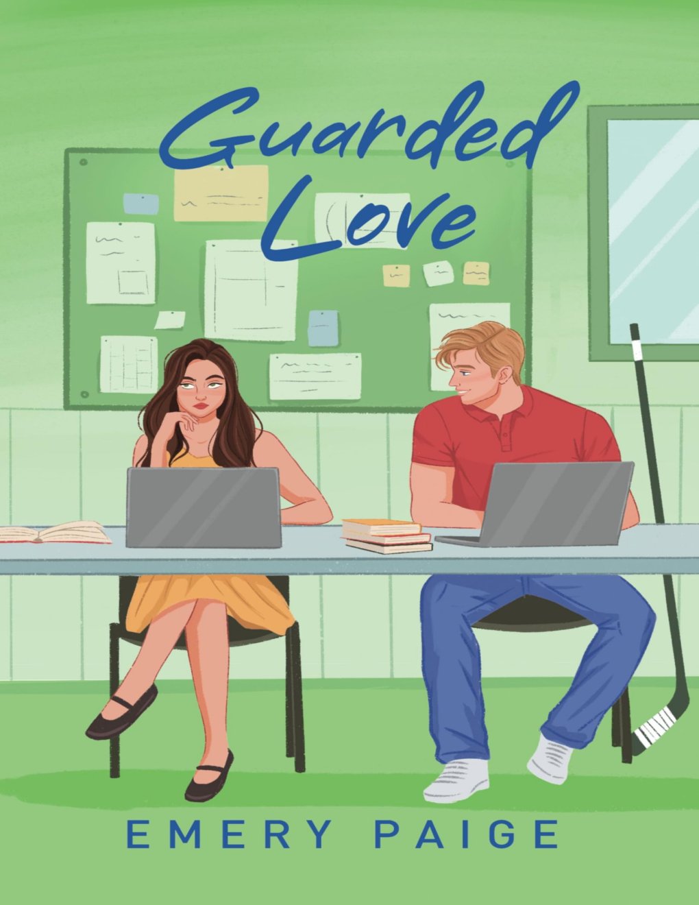 Cover of Guarded Love: A Hockey Romance (The Crestwood University Series Book 4)