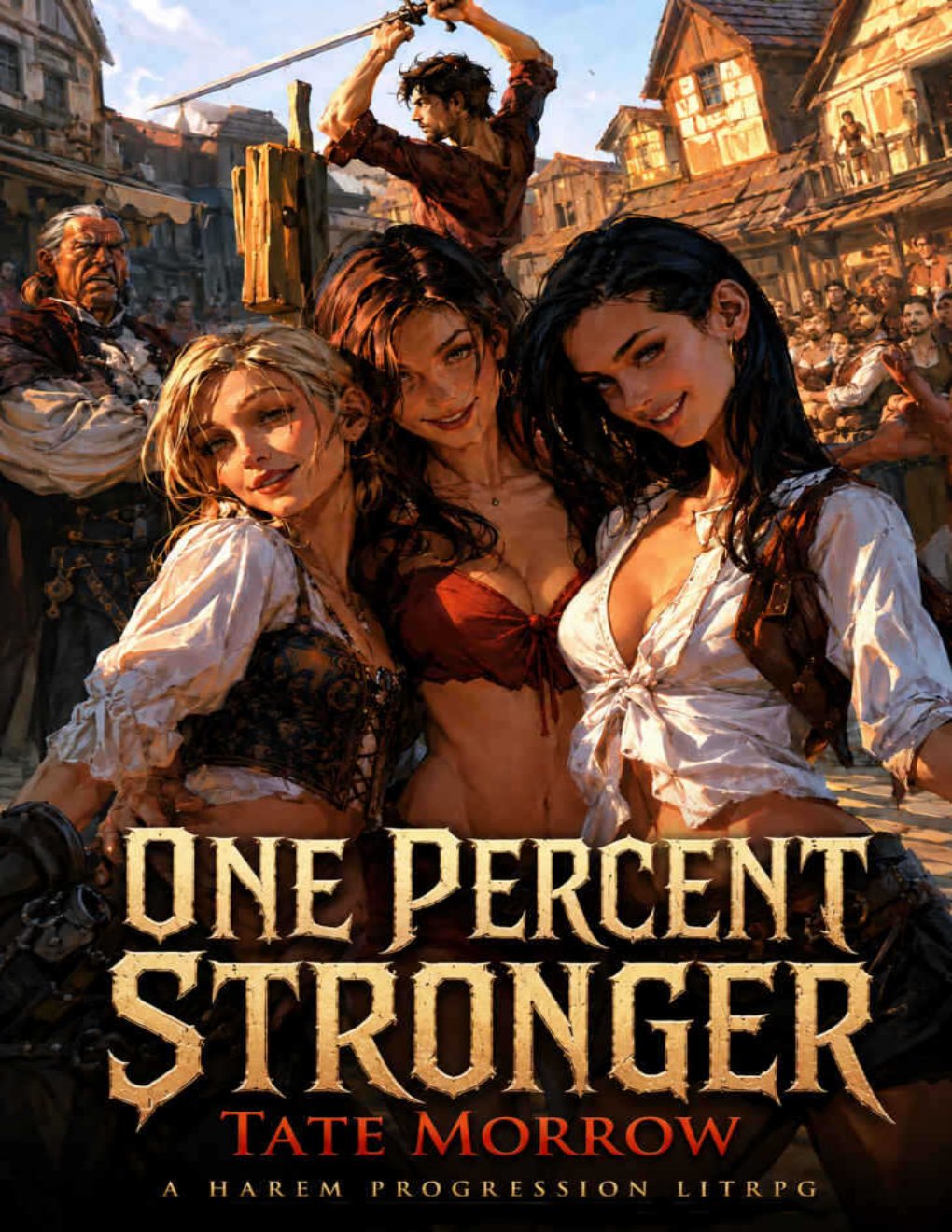 Cover of One Percent Stronger: A Harem Progression LitRPG