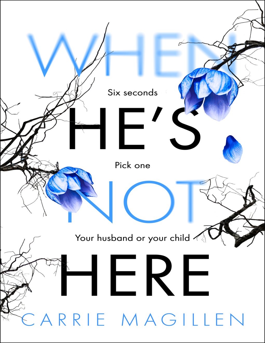 Cover of When He's Not Here (The Sharif Thrillers)