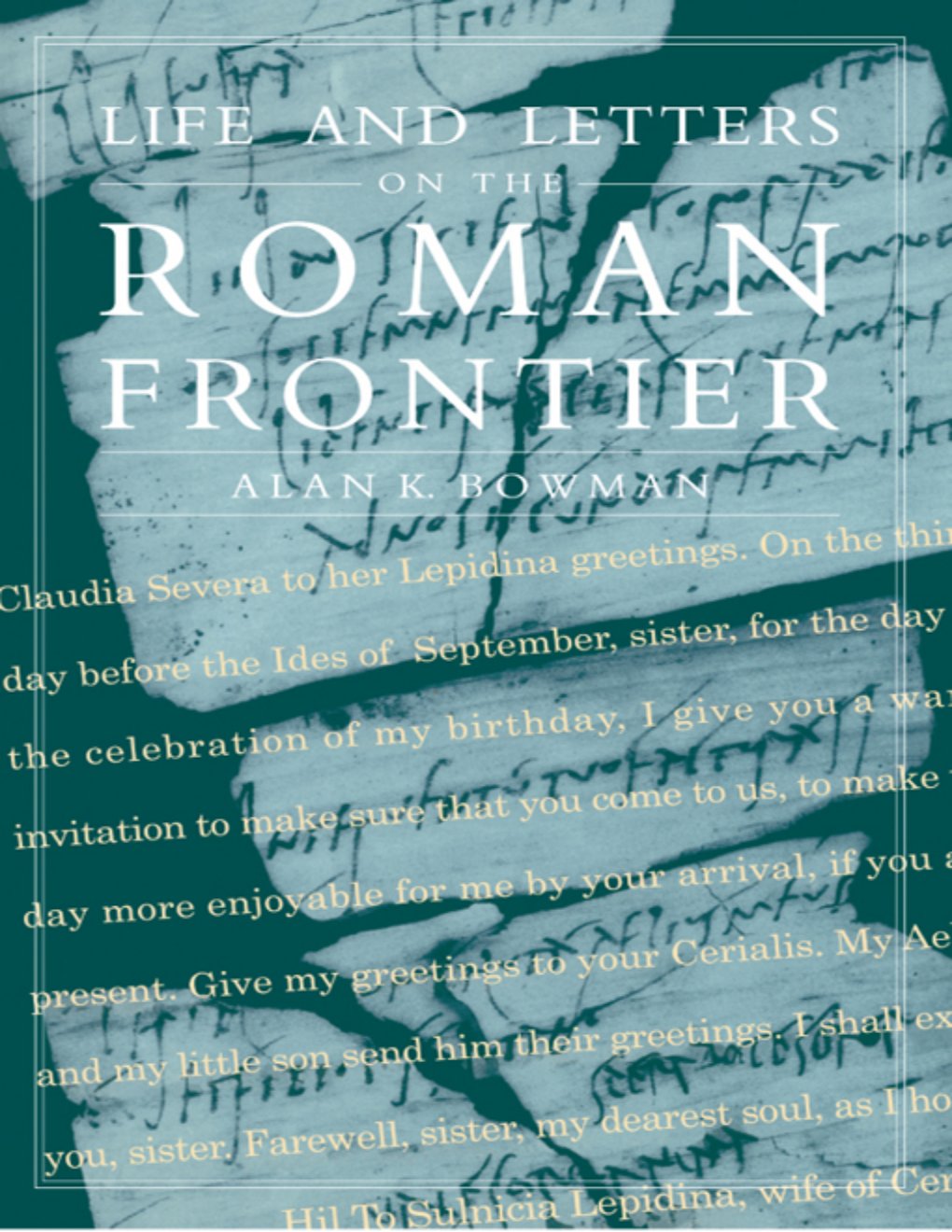 Cover of Life and Letters From the Roman Frontier