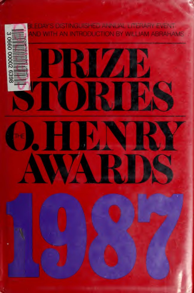 Cover of Prize stories 1987 : the O. Henry awards