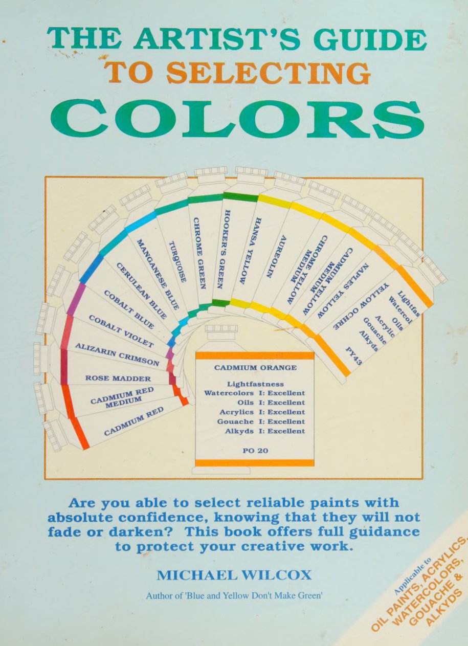 Cover of The artist's guide to selecting colors