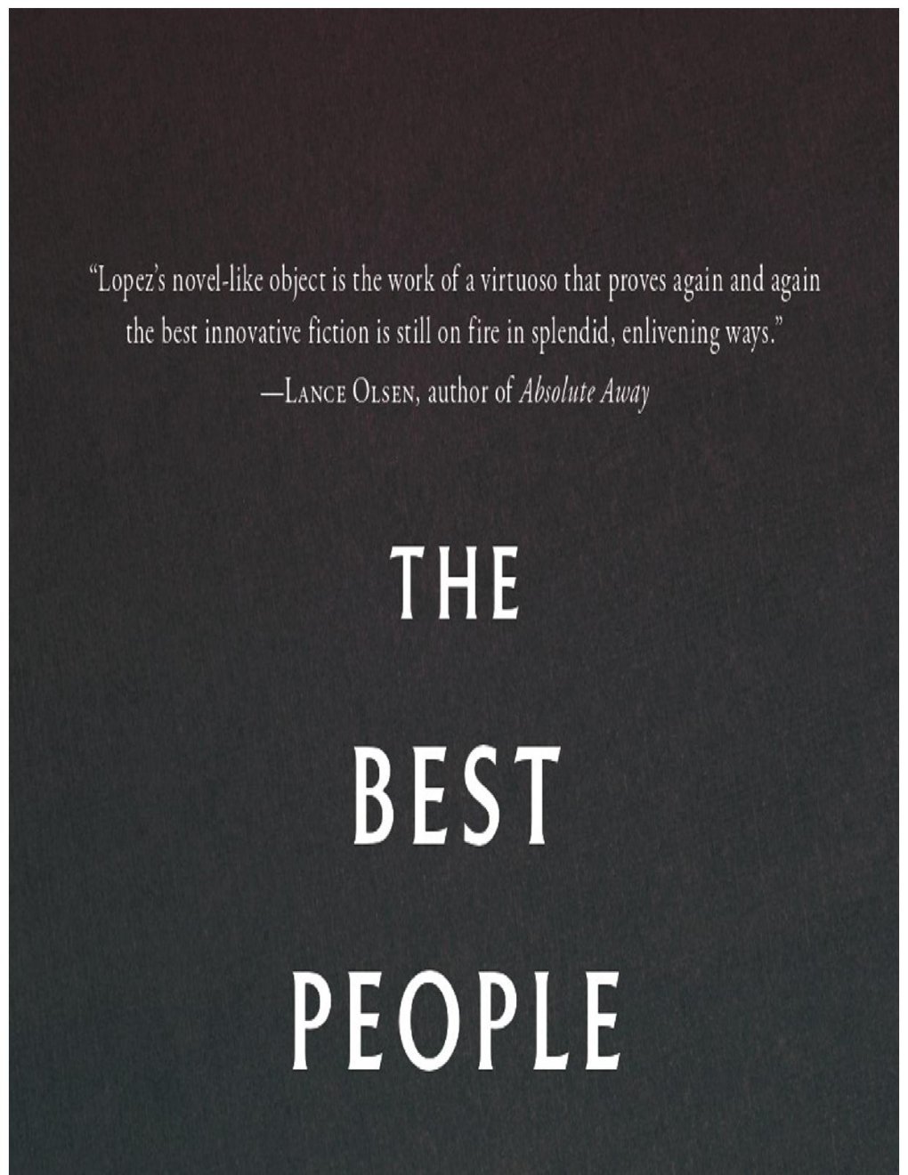 Cover of The Best People