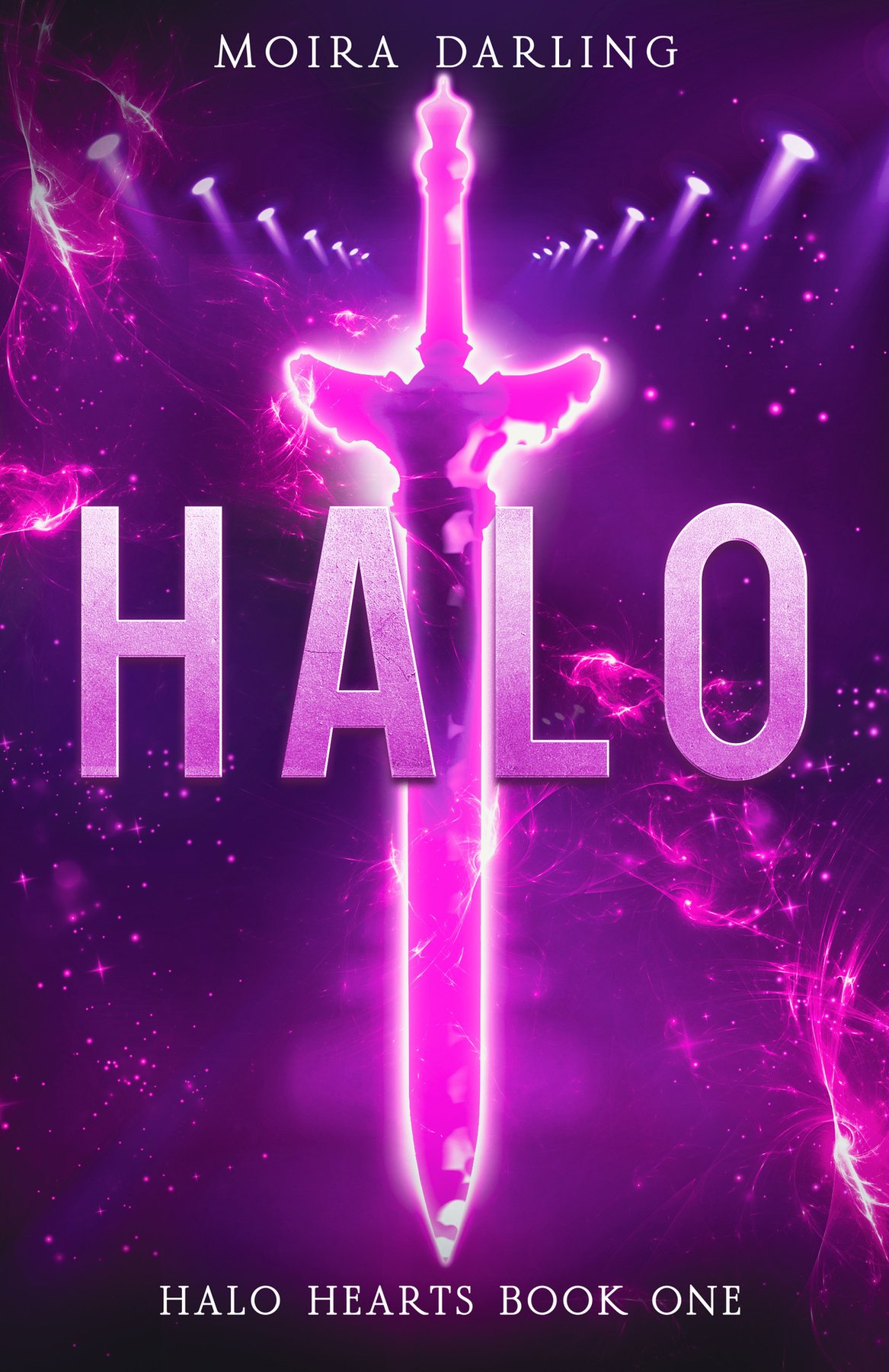 Cover of Halo: A Sapphic Pop Star Paranormal Romance (Halo Hearts Book 1)