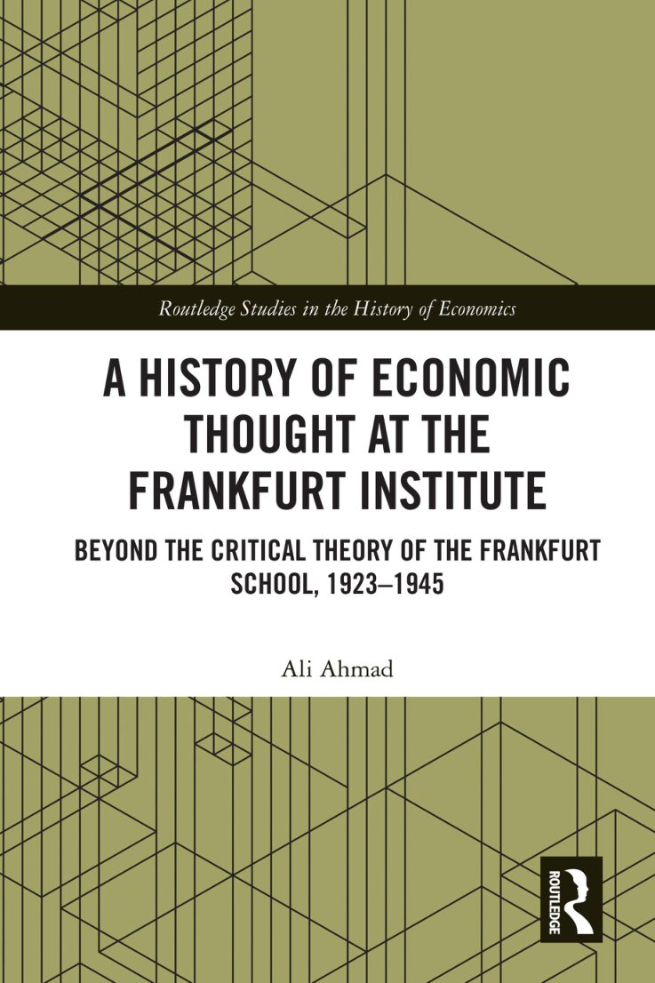 Cover of A History of Economic Thought (1917)