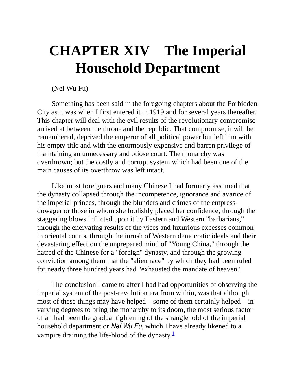 Cover of CHAPTER XIV The Imperial (1898)
