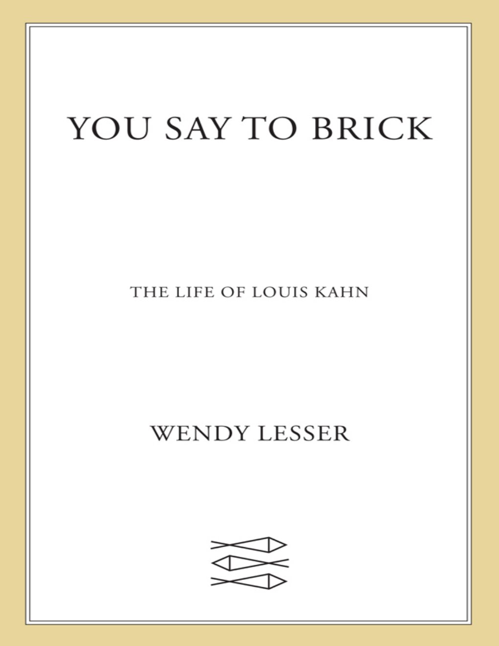 Cover of You Say to Brick