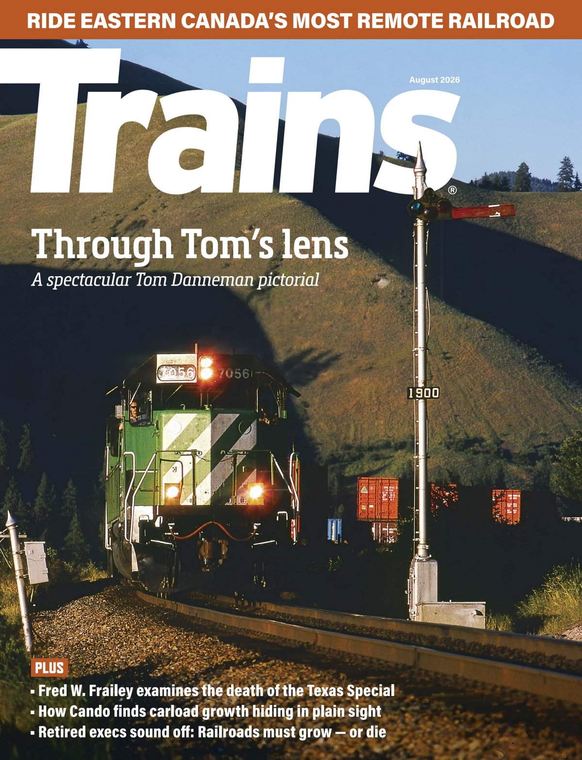 Cover of Trains- Through Tom's lens