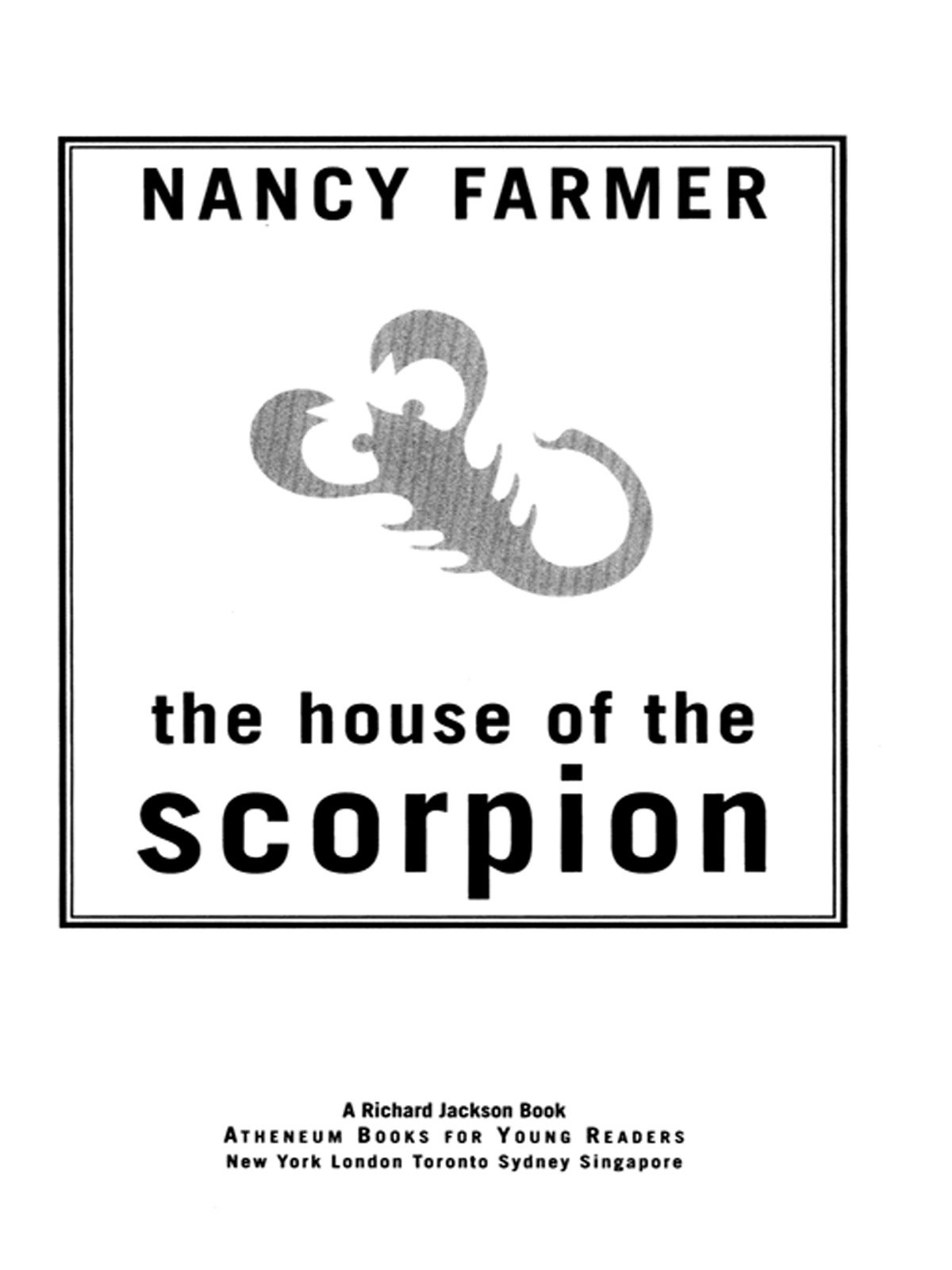 Cover of House Of The Scorpion (2002)