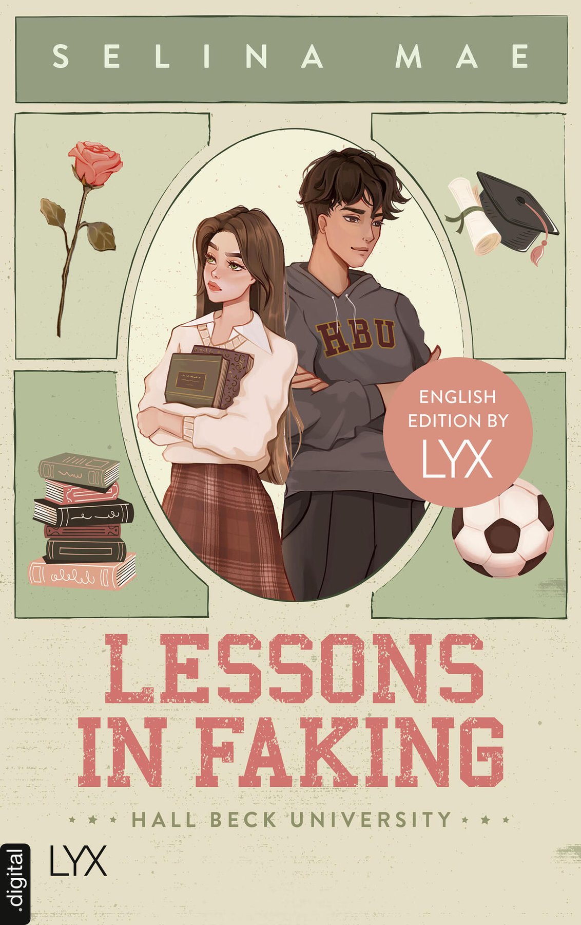 Cover of Lessons in Faking- English Edition by LYX (2024)