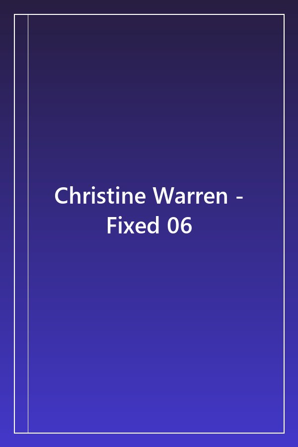 Cover of Christine Warren - Fixed 06