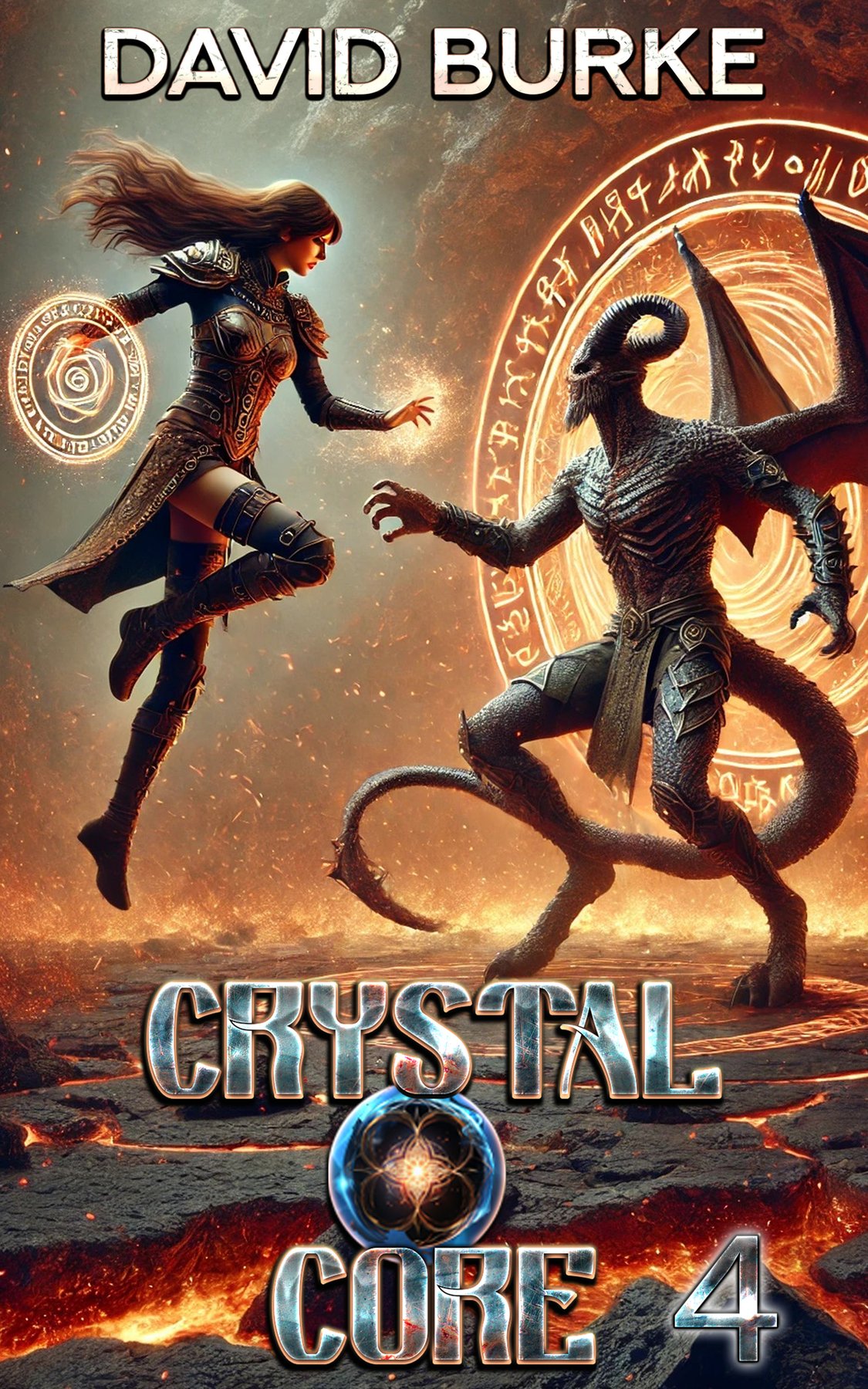 Cover of Crystal Core 4: A Litrpg Cultivation Adventure