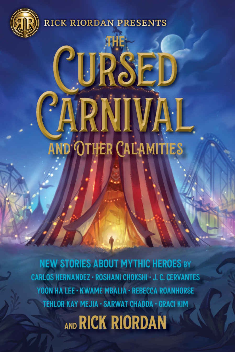 Cover of The Cursed Carnival and Other Calamities- New Stories About Mythic Heroes (1987)