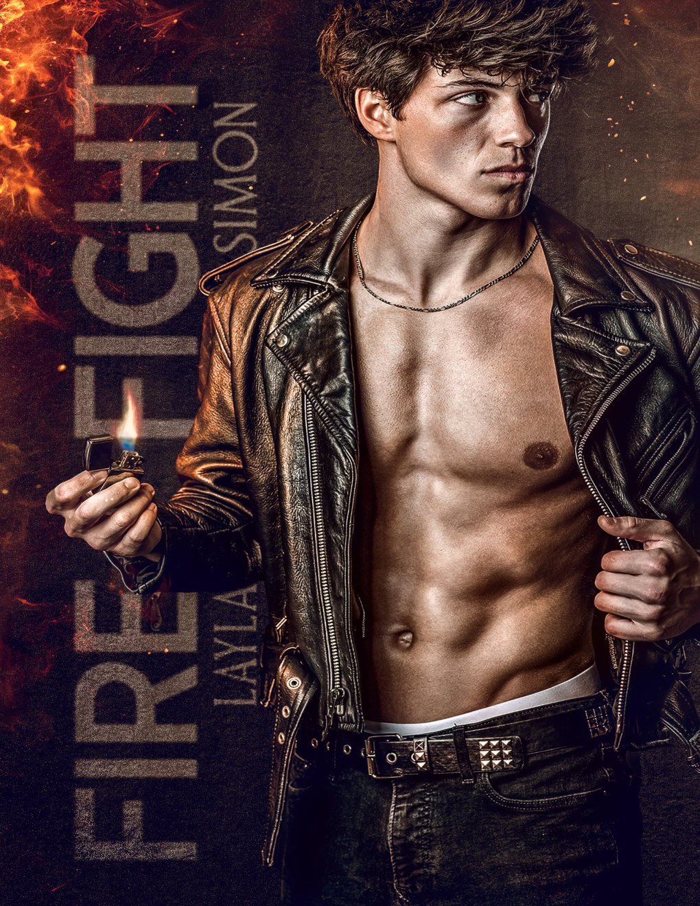 Cover of Fire Fight: A Dark High School Bully Romance