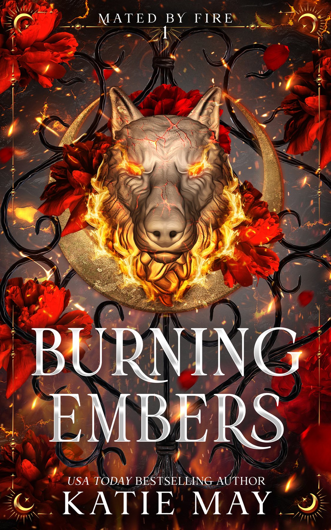 Cover of Burning Embers (Mated by Fire Book 1)