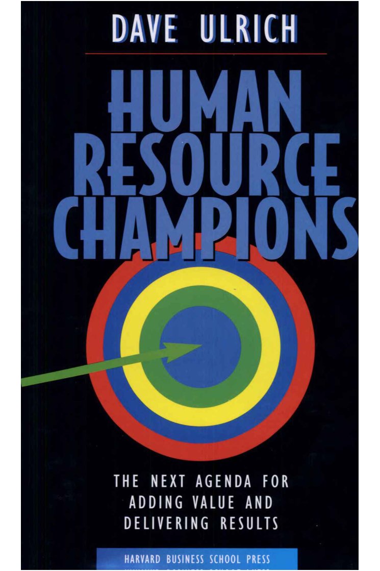 Cover of Human Resource Champions