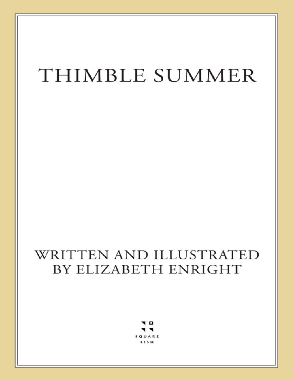 Cover of Thimble Summer (1938)
