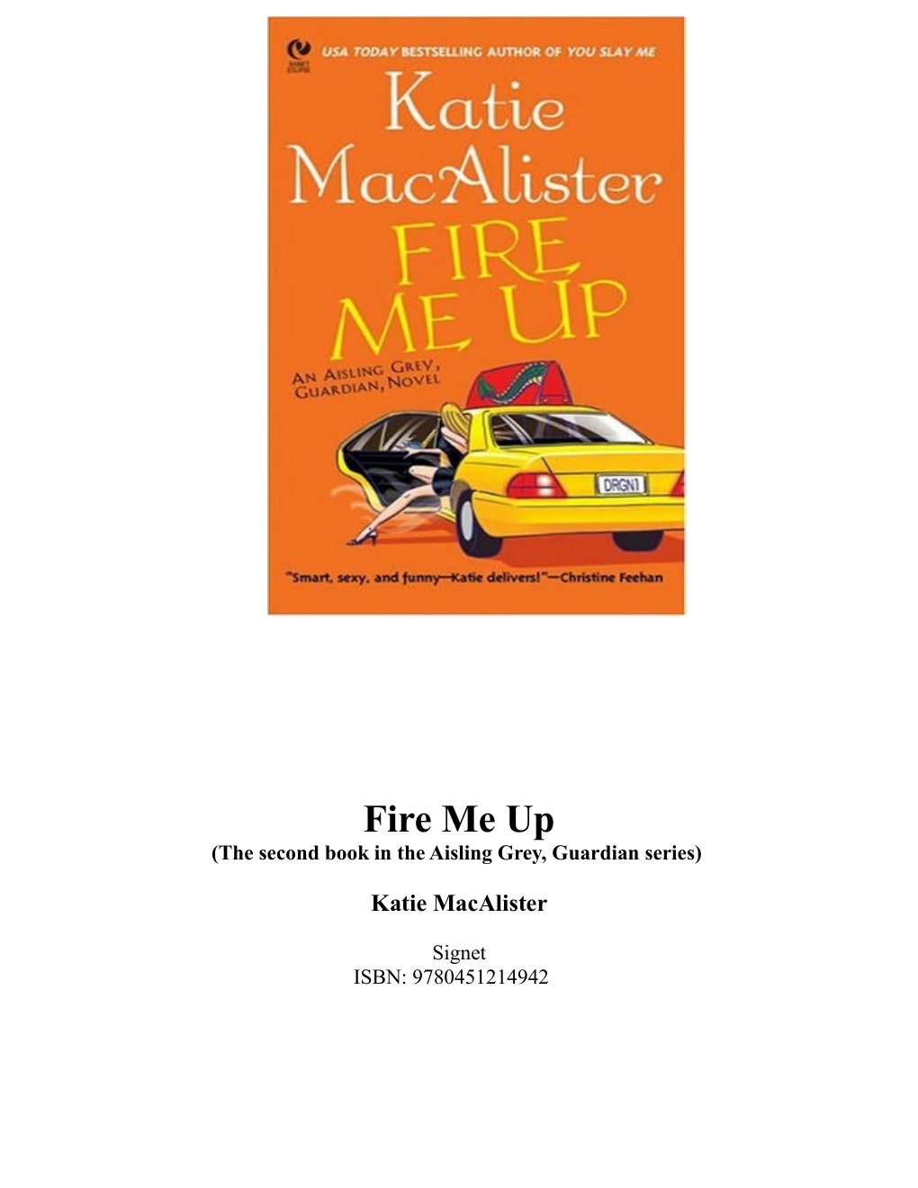 Cover of Fire Me Up