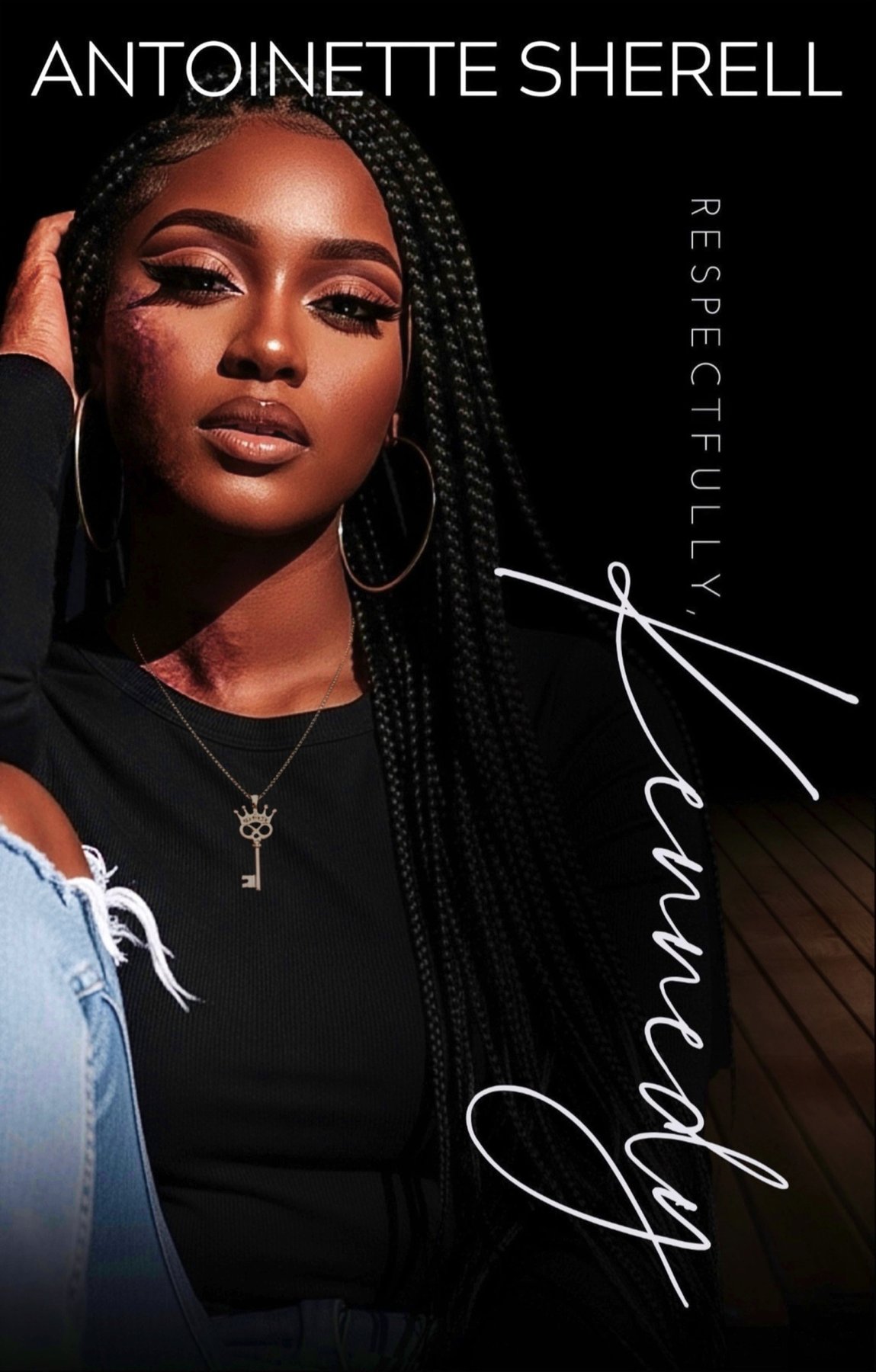 Cover of Respectfully, Kennedy (The Checkmate Series: Dyab Je Ble vs Larenn Book 2)