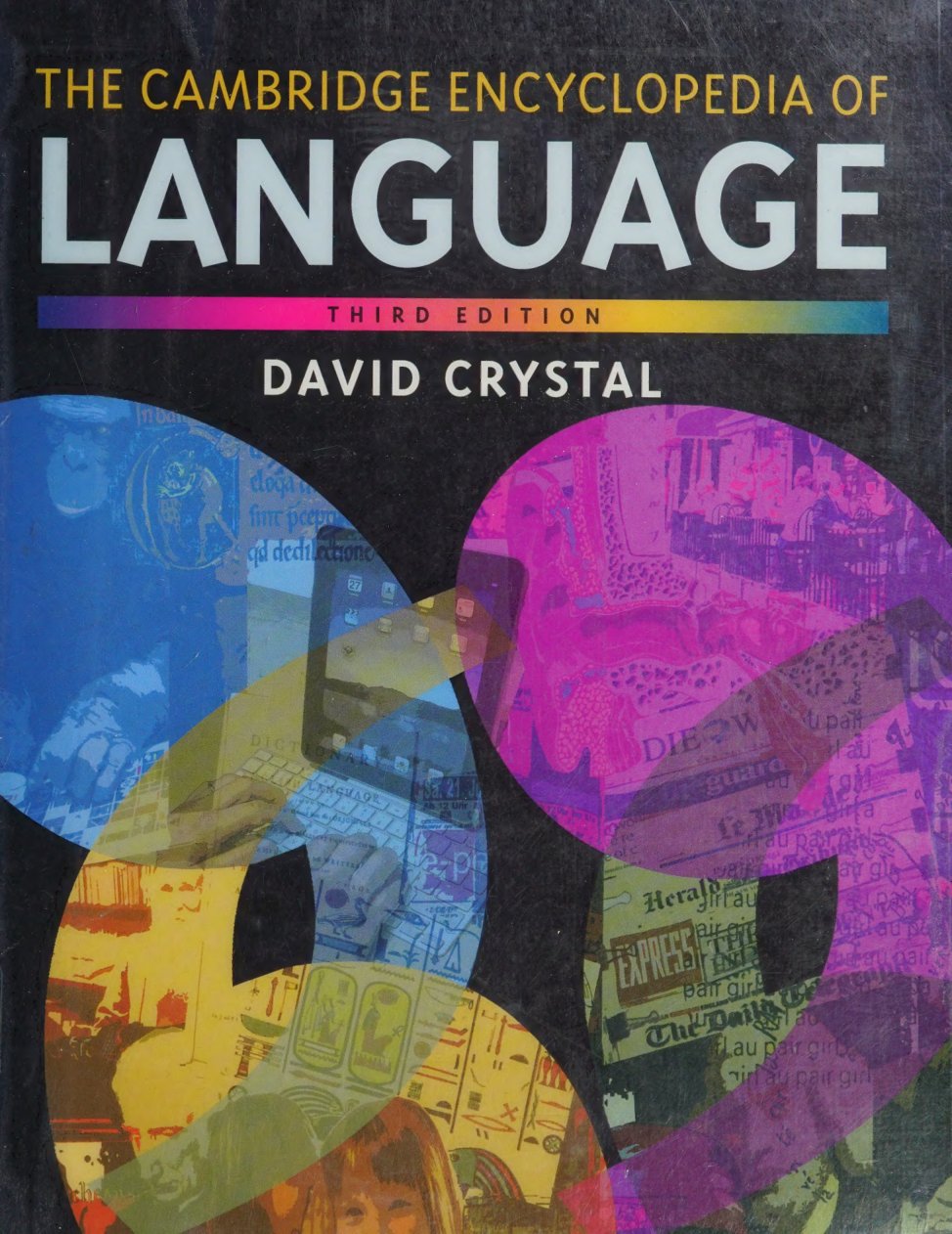 Cover of The Cambridge encyclopedia of language
