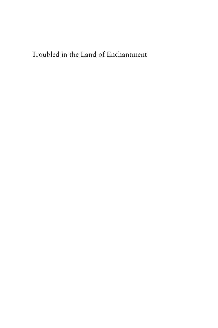 Cover of Troubled in the Land of Enchantment