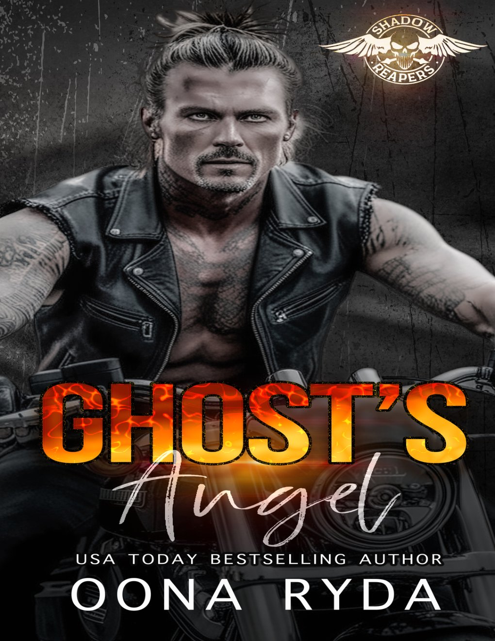 Cover of Ghost's Angel (Shadow Reapers MC Book 1)