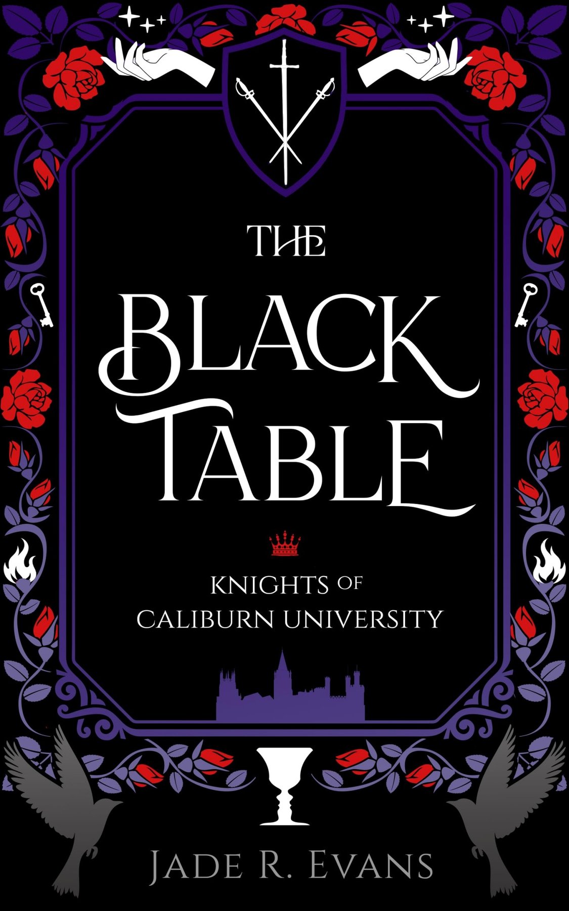 Cover of The Black Table (Knights of Caliburn University Book 1)