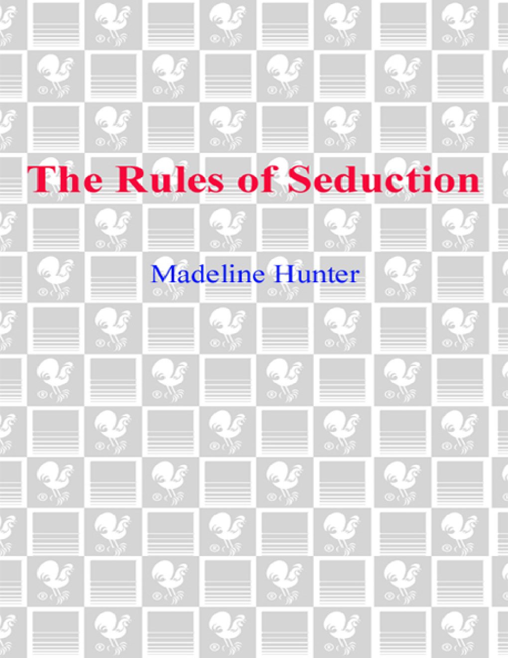 Cover of The Rules of Seduction