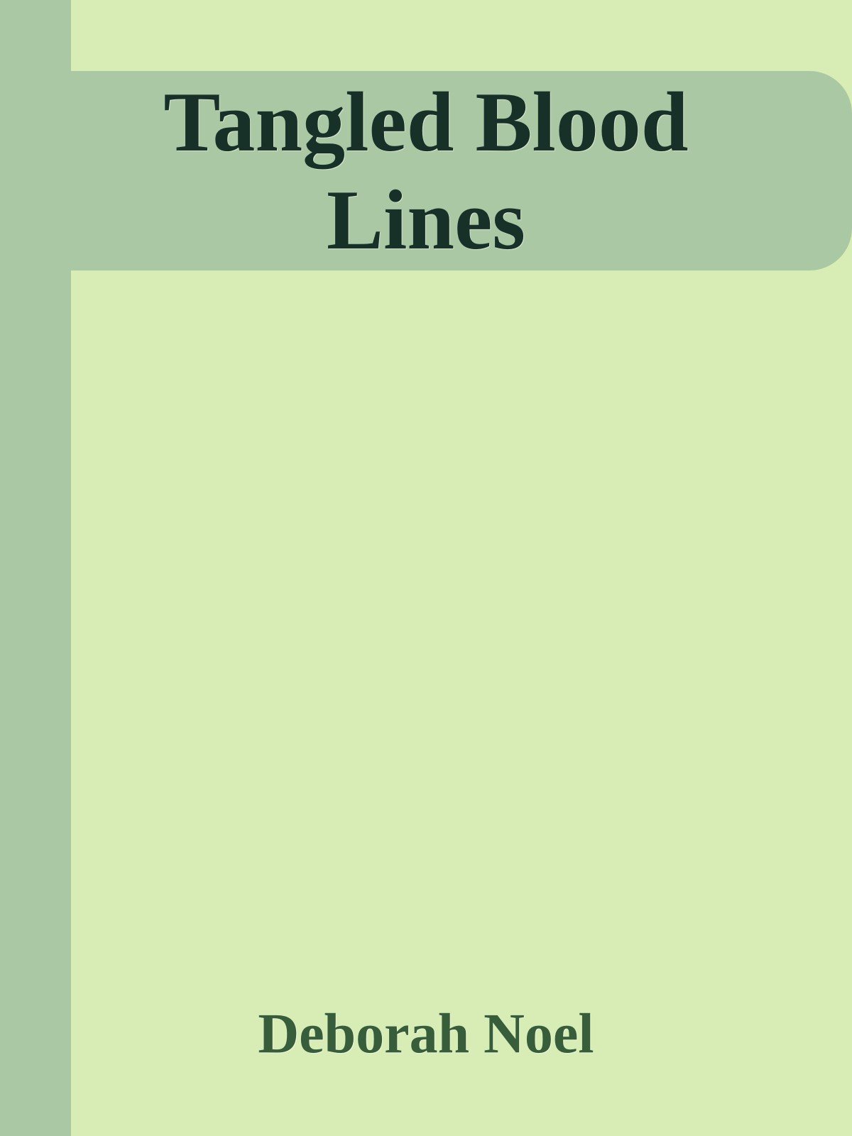 Cover of Tangled Blood Lines
