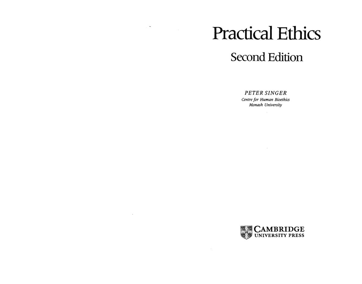 Cover of Practical Ethics 2e